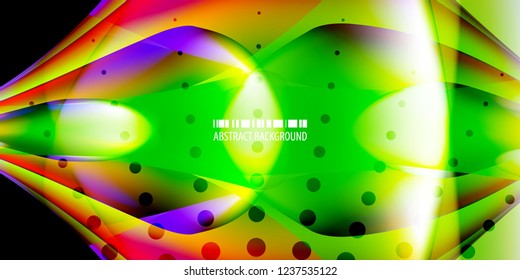 Abstract colorful background template with blended multiple bar shapes