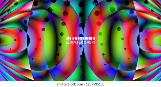 Abstract colorful background template with blended multiple bar shapes