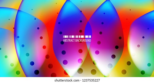 Abstract colorful background template with blended multiple bar shapes