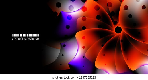 Abstract colorful background template with blended multiple bar shapes