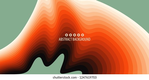 Abstract colorful background template with blended multiple discrete shapes