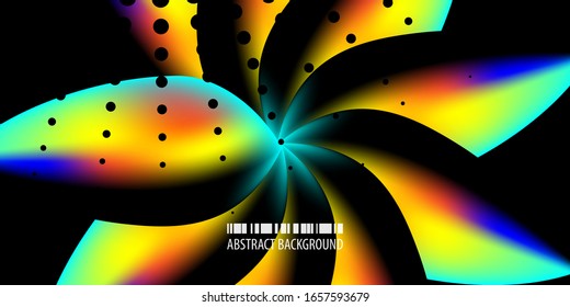 Plantilla de fondo de color abstracto con varias formas geométricas combinadas