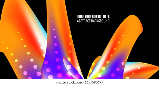 Plantilla de fondo de color abstracto con varias formas geométricas combinadas