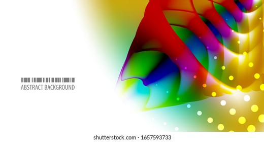 Plantilla de fondo de color abstracto con varias formas geométricas combinadas