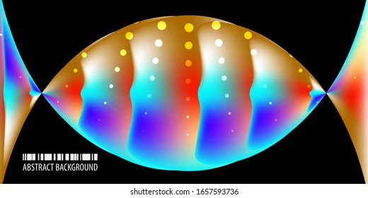 Plantilla de fondo de color abstracto con varias formas geométricas combinadas