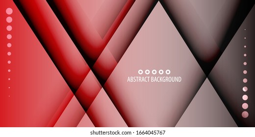 Abstract colorful background template with blended multiple geometric  shapes