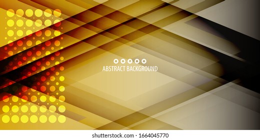 Abstract colorful background template with blended multiple geometric  shapes