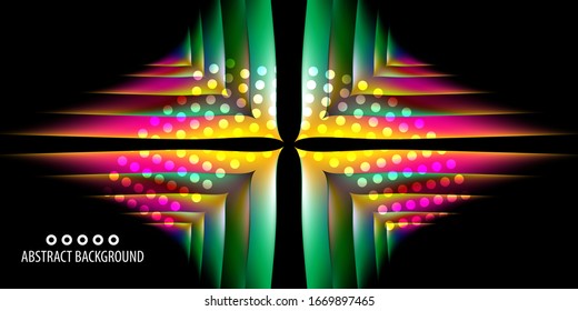 Abstract colorful background template with blended multiple geometric shapes