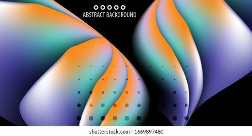 Abstrakte bunter Hintergrund-Vorlage mit mehreren geometrischen Formen