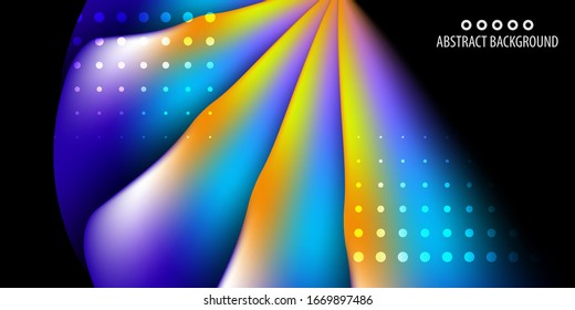 Abstract colorful background template with blended multiple geometric shapes