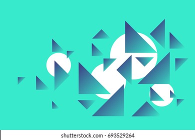 Abstract colorful background template graphic for use in design