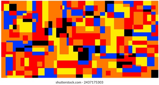 Abstract colorful background template. pixel abstract Vector