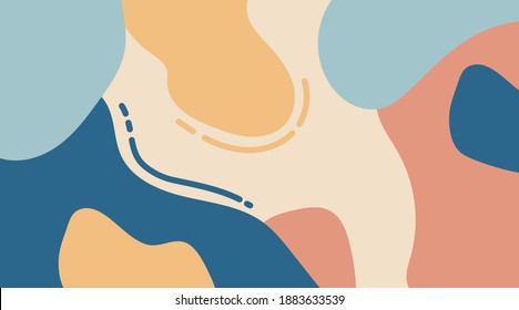 Abstract colorful background template. round with stripes and  color pastel . vector illustration.