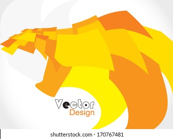 Abstract colorful background template. Vector