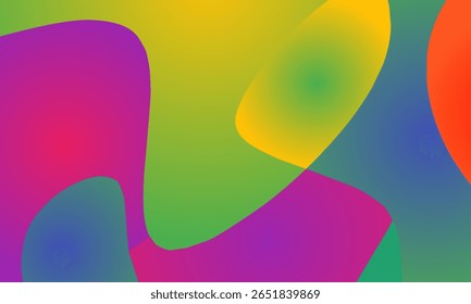 Abstrakter bunter Hintergrund. Vorlage für Websites, Landing Page, Wallpaper, Poster, Banner, Broschüren, Flyer, Covers und jedes digitale Produkt. Vektor