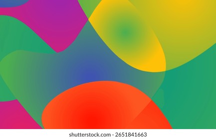 Abstract Colorful Background. Template for Websites, Landing Page, Wallpaper, Posters, Banners, Brochures, Flyers, Covers, and any Digital Product. Vektor