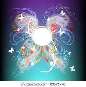 abstract colorful background for text