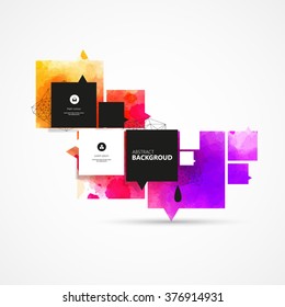 abstract colorful background with text space 