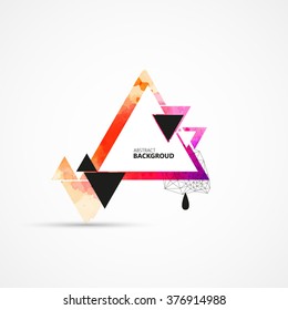abstract colorful background with text space 