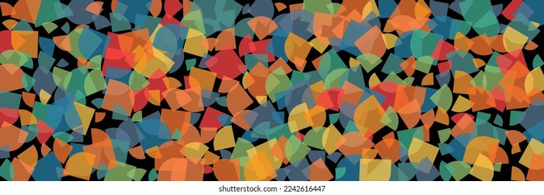 Resumen de fondo colorido con forma triangular. Ilustración del vector