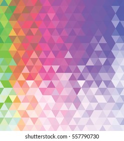 Abstract colorful background with triangles