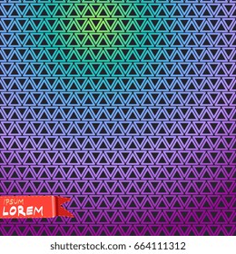 Abstract colorful background with triangles