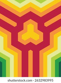 Abstract colorful background with triangles EPS 10