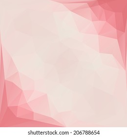 Abstract colorful background of triangles. Vector illustration