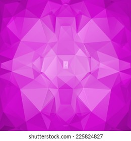 Abstract colorful background of triangles. Vector illustration