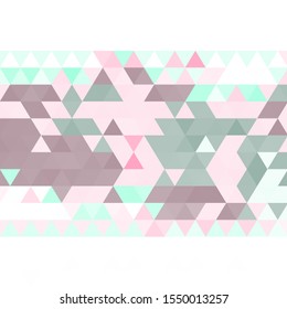 Abstract colorful background with triangular mosaic. Creative geometric illustration in origami style with a gradient. Triangular template for your business design.