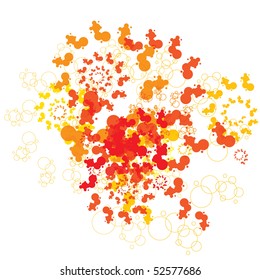 Abstract colorful  background. Usable for corporate or wallpaper design.