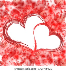 Abstract colorful background. Valentine's day.