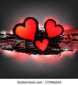 Abstract colorful background. Valentine's day.