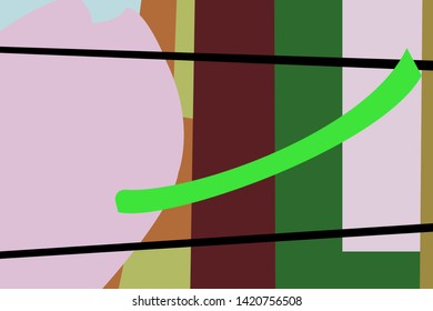 Abstract colorful background with various geometric shapes,ideas and designs for modern carpets, wall, floor rugs and mats.