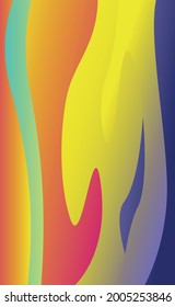 Abstract colorful background, various geometric shapes - Vector illustration