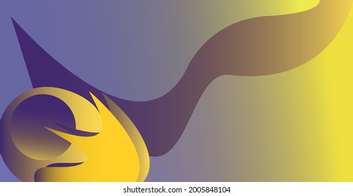 Abstrakter bunter Hintergrund, verschiedene geometrische Formen - Vektorgrafik
