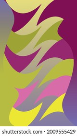 Abstract colorful background, various geometric shapes - Vector illustration