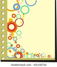 Abstract colorful background. Vector.