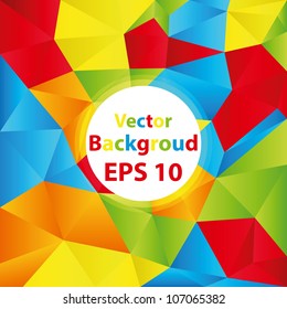 Abstract colorful background. Vector.