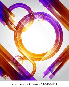 Abstract colorful background, vector.