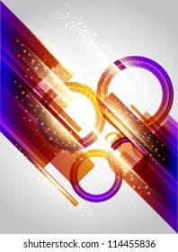 Abstract colorful background, vector.