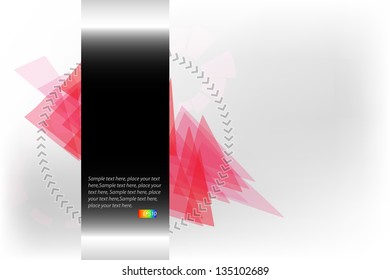 The abstract colorful background vector