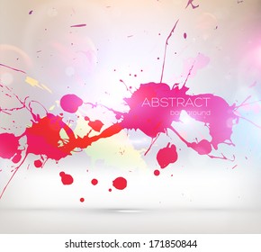 Abstract Colorful Background, Vector