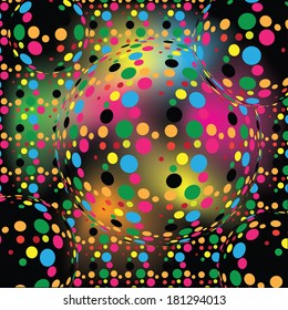 Abstract colorful background. Vector.