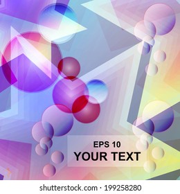 Abstract colorful background. Vector.