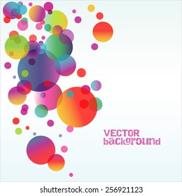 Abstract colorful background. Vector.