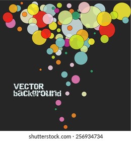 Abstract colorful background. Vector.