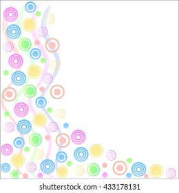 Abstract colorful background. Vector.