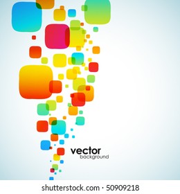 Abstract colorful background. Vector.