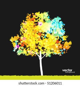 Abstract colorful background. Vector.